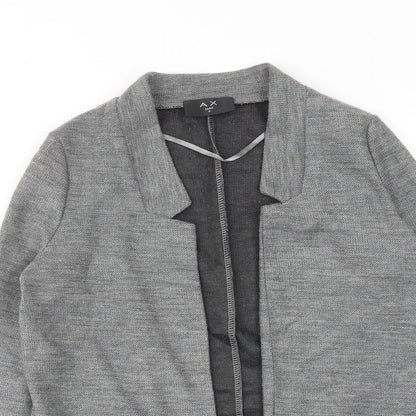 AX Paris Womens Grey Jacket Blazer Size 8