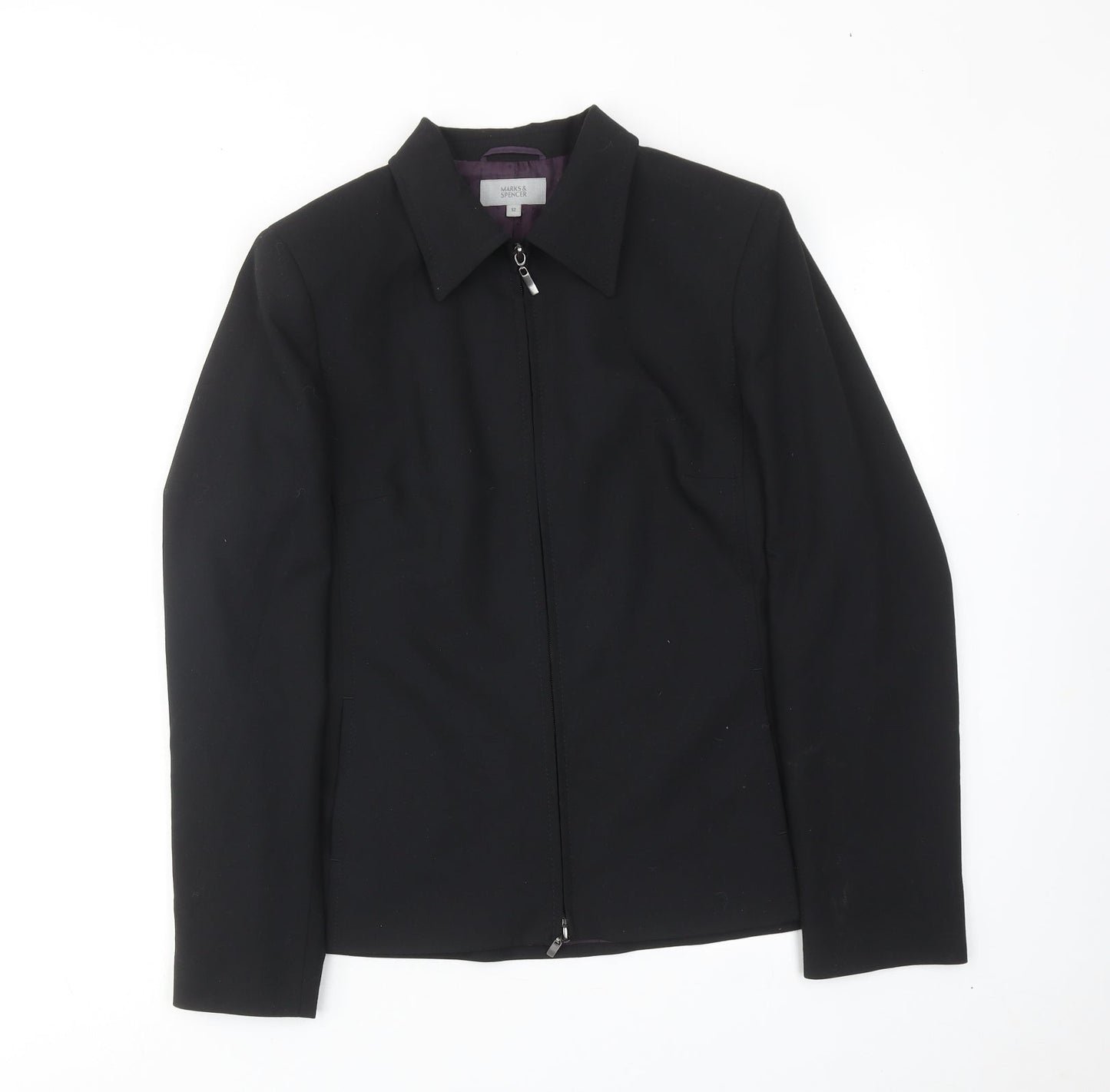 Womens UK Size 12 Marks and Spencer Black Jacket