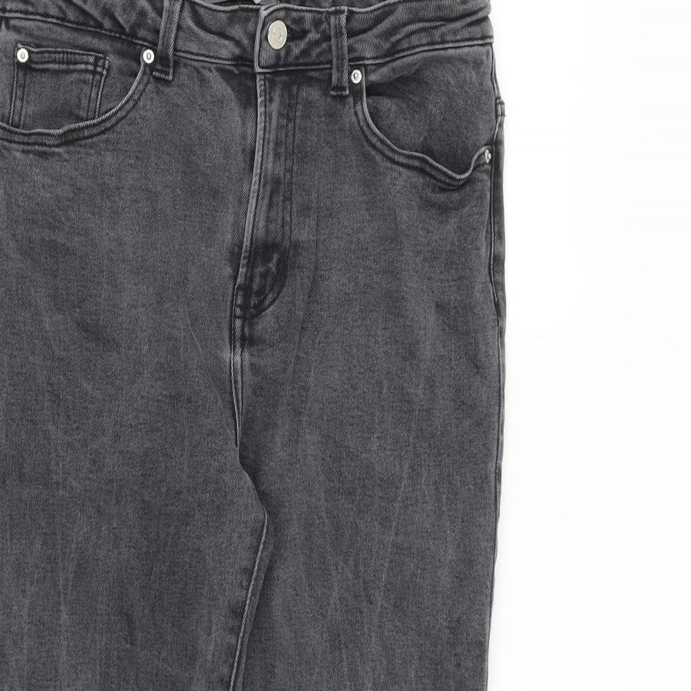 Womens UK Size 14 Denim & Co. Regular Fit Tapered Grey Jeans