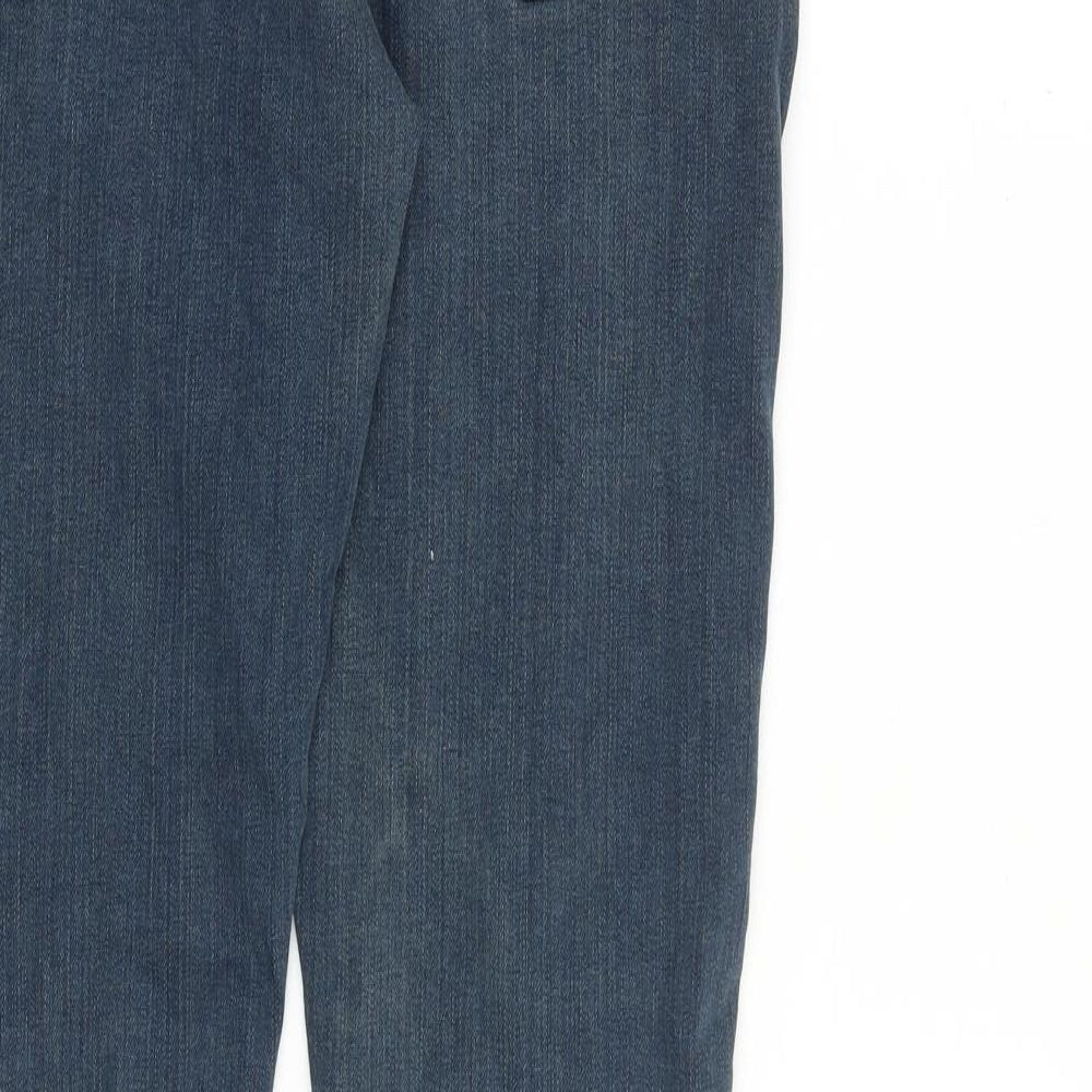 ASOS Mens Blue Cotton Skinny Jeans Size 32 in L32 in Regular Zip