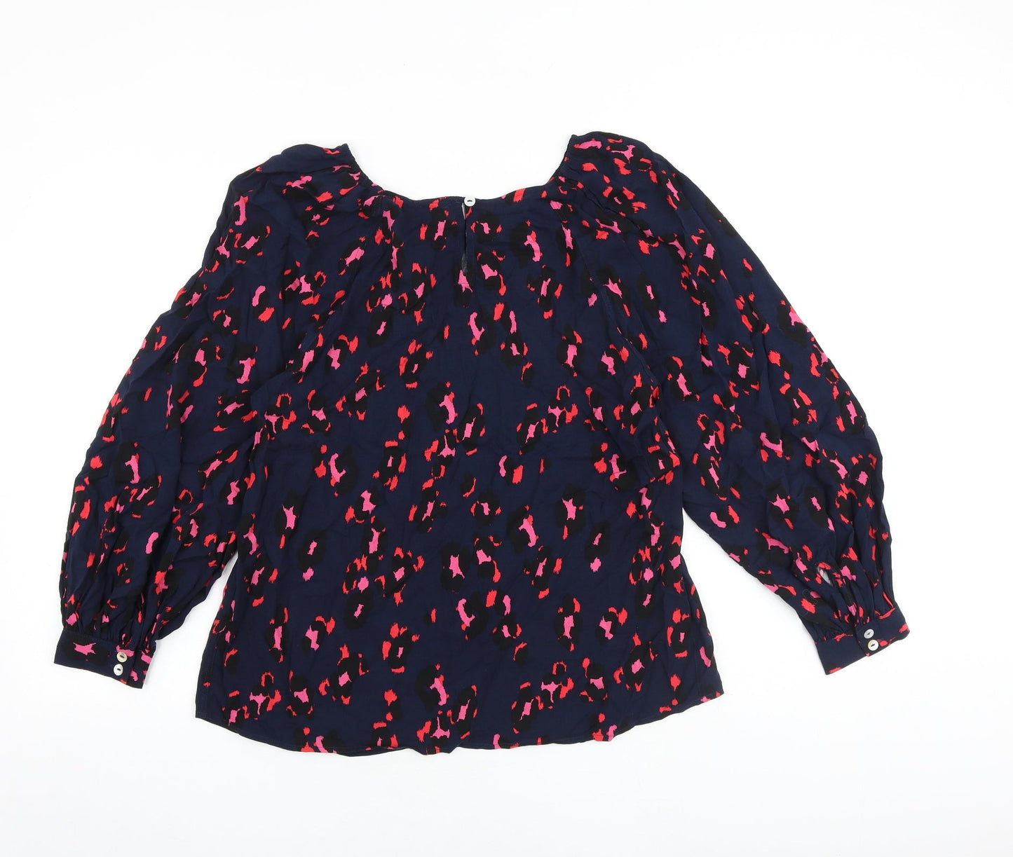 Womens UK Size 12 Marks and Spencer Multicoloured Basic Blouse