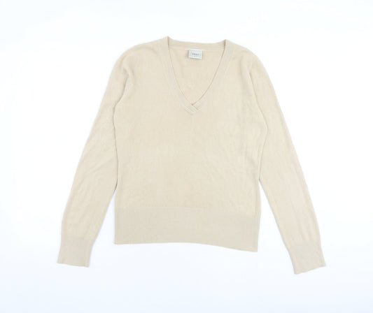 Womens UK Size 12 NEXT Beige Pullover Jumper
