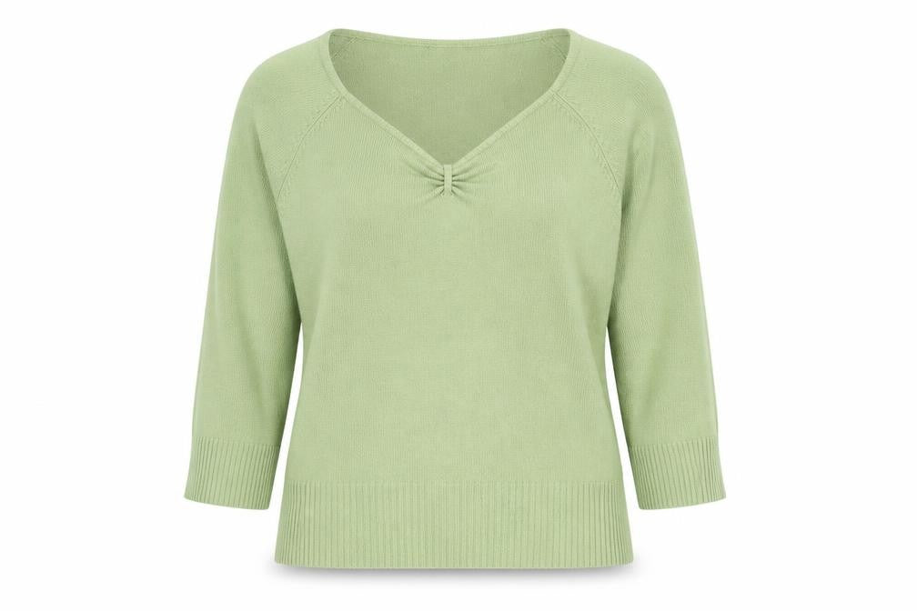 Womens UK Size L Ellie Louise Green Pullover Jumper
