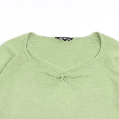 Womens UK Size L Ellie Louise Green Pullover Jumper