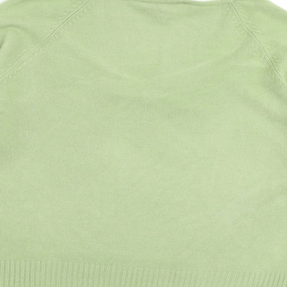 Womens UK Size L Ellie Louise Green Pullover Jumper