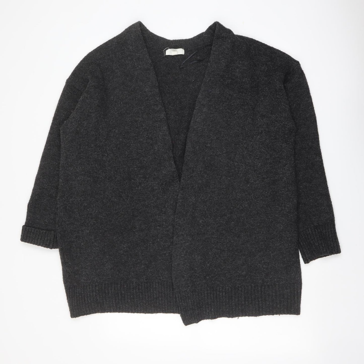 Womens UK Size M H&M Grey Cardigan Jumper
