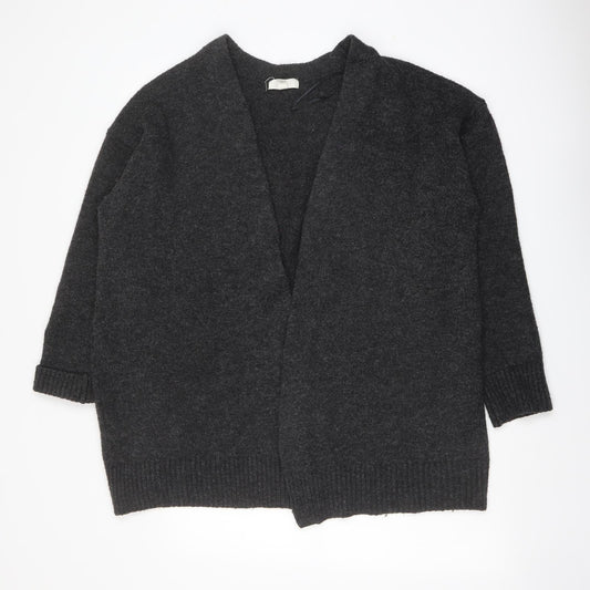Womens UK Size M H&M Grey Cardigan Jumper