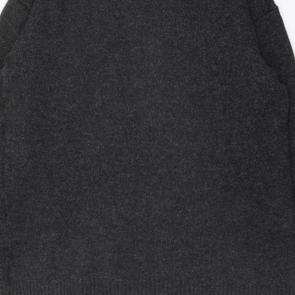 Womens UK Size M H&M Grey Cardigan Jumper