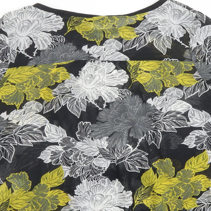 Womens UK Size 14 NEXT Multicoloured Basic Blouse