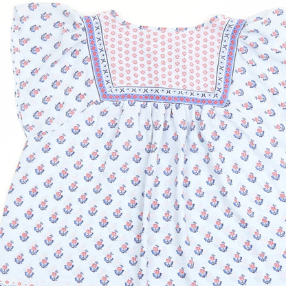 Womens UK Size XS Gap Blue Basic Blouse
