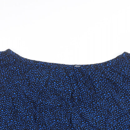 Womens UK Size S Gap Blue Basic Blouse
