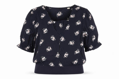 Womens UK Size 8 Jack Wills Blue Basic Blouse