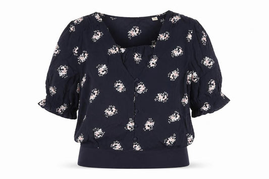 Womens UK Size 8 Jack Wills Blue Basic Blouse
