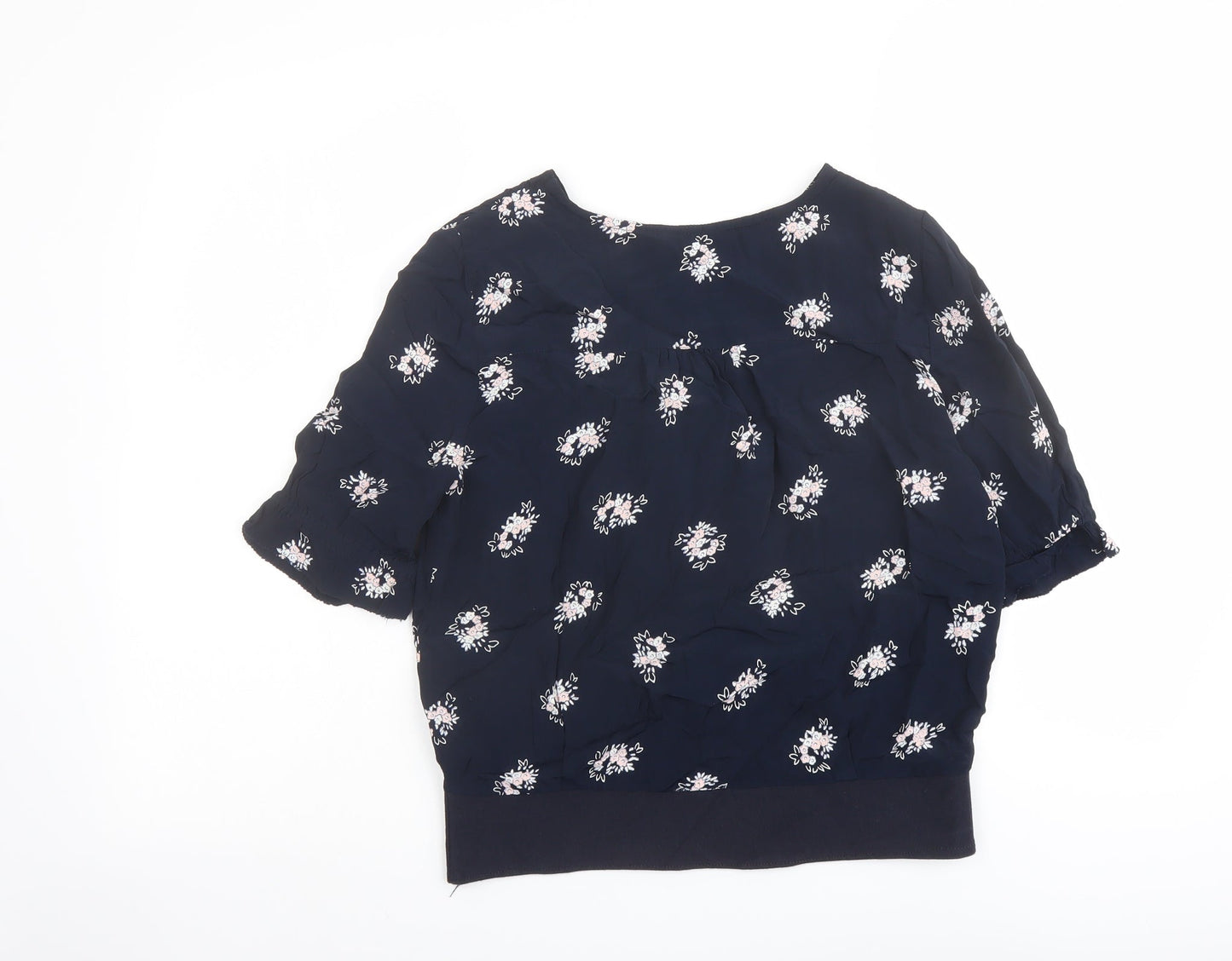 Womens UK Size 8 Jack Wills Blue Basic Blouse