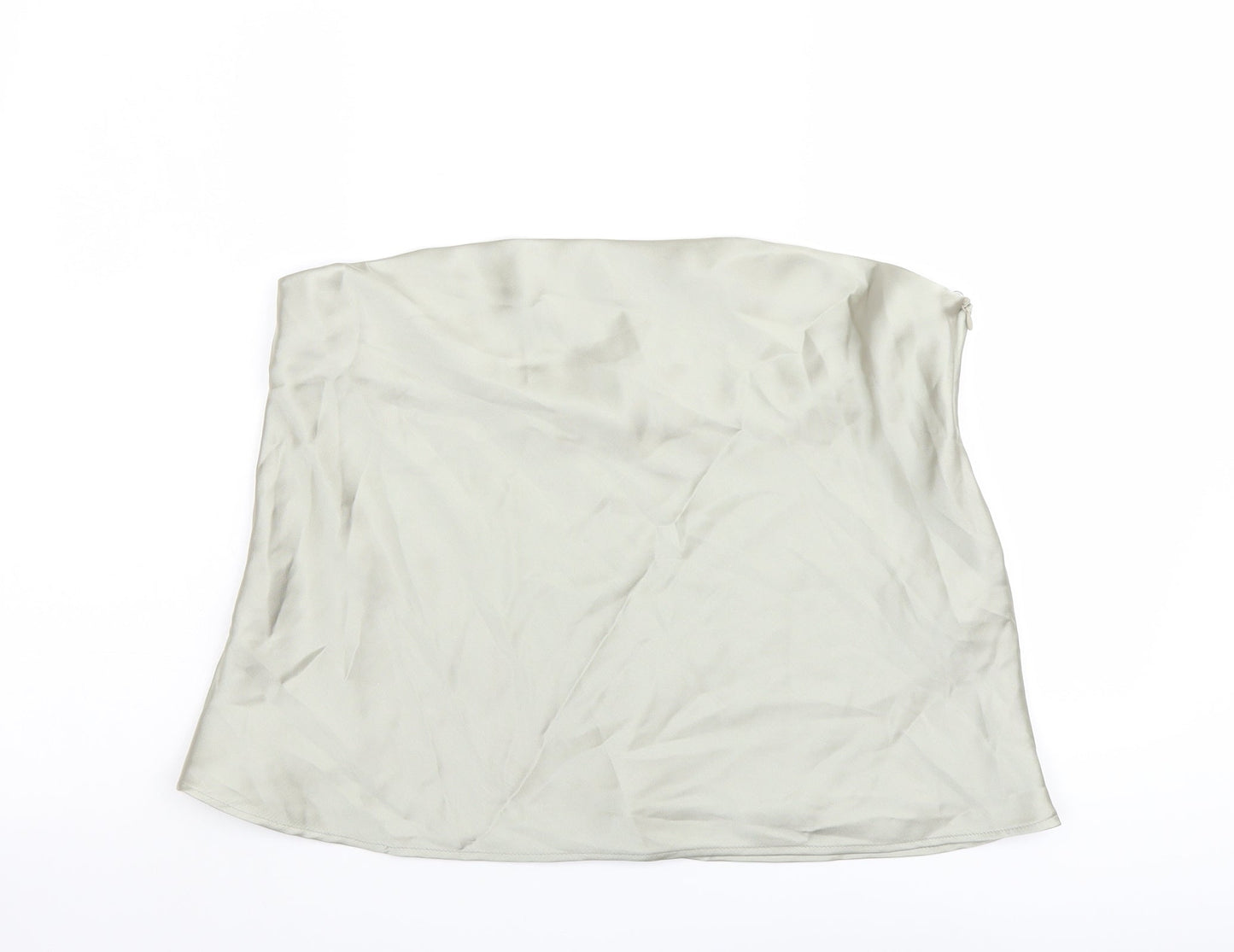 Womens UK Size 2XL Zara Green Cropped Blouse