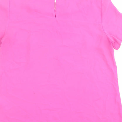 Womens UK Size 14 Oasis Purple Basic Blouse