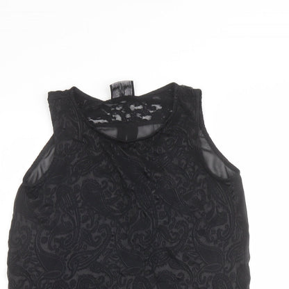 Womens UK Size 8 NEXT Black Basic Tank