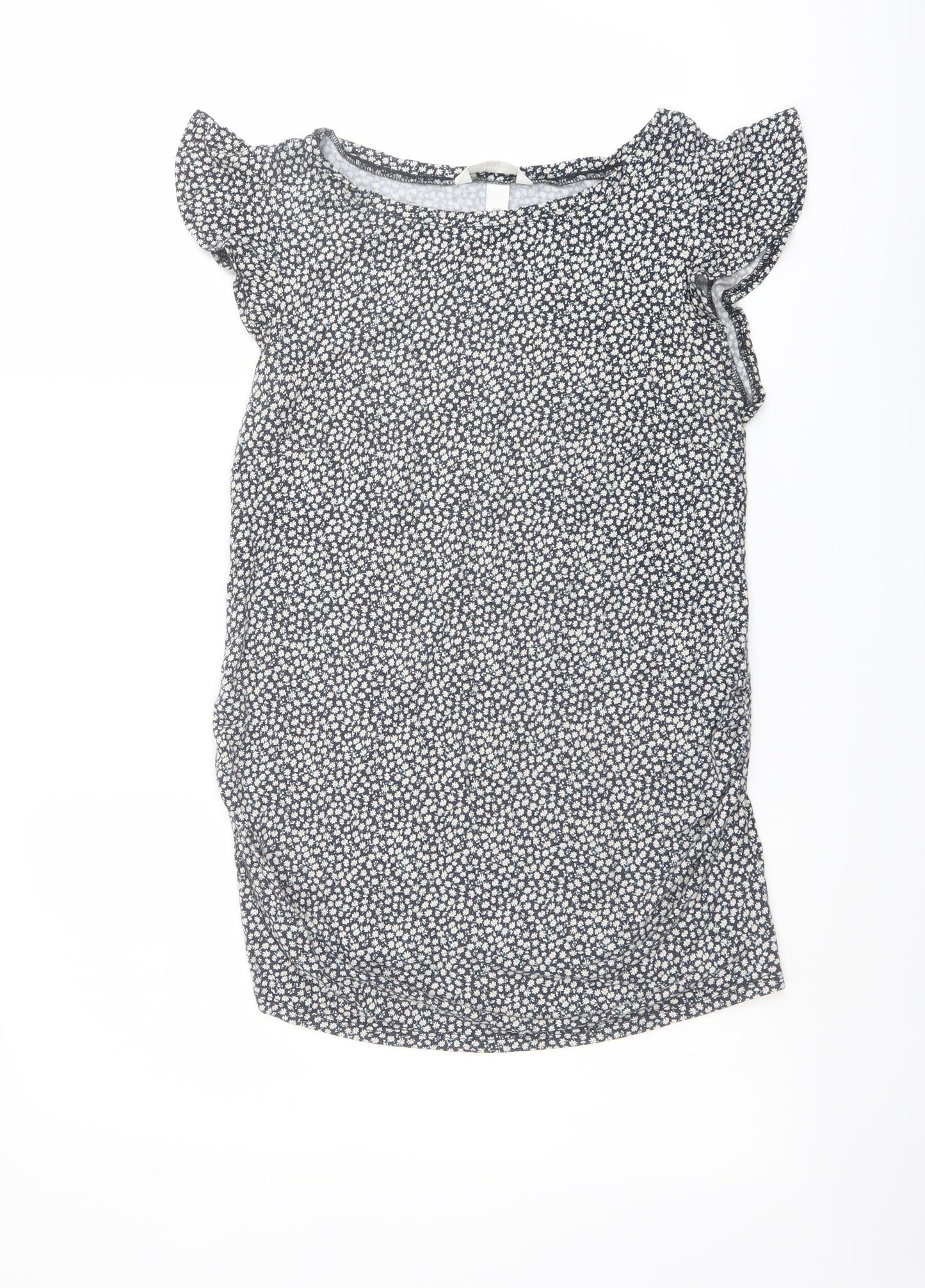 Womens UK Size S H&M Blue Basic Blouse