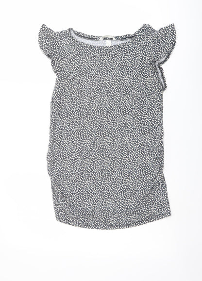 Womens UK Size S H&M Blue Basic Blouse