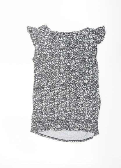Womens UK Size S H&M Blue Basic Blouse