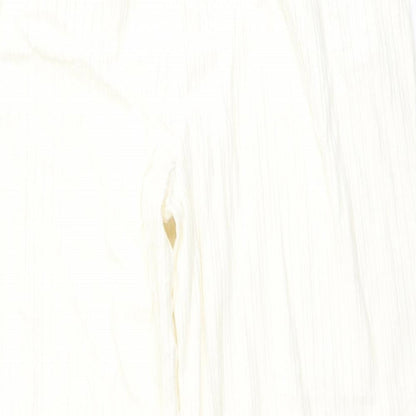 Womens UK Size 20 Marks and Spencer Regular Fit  Ivory Trousers