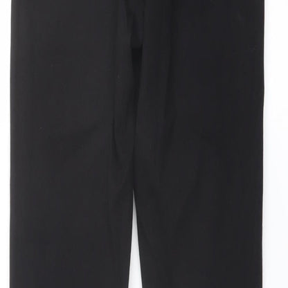 Denim & Co. Womens Black Cotton Skinny Jeans Size 10 L31 in Regular Button