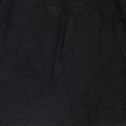 Womens UK Size M Lindex Black Basic Blouse