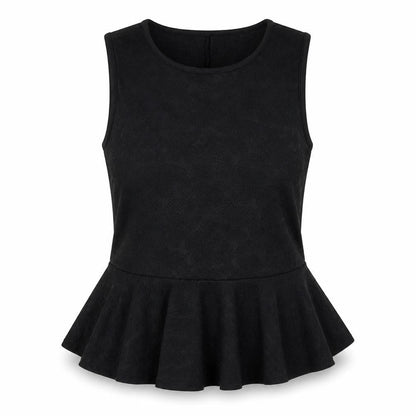 Womens UK Size 6 Topshop Black Basic Tank