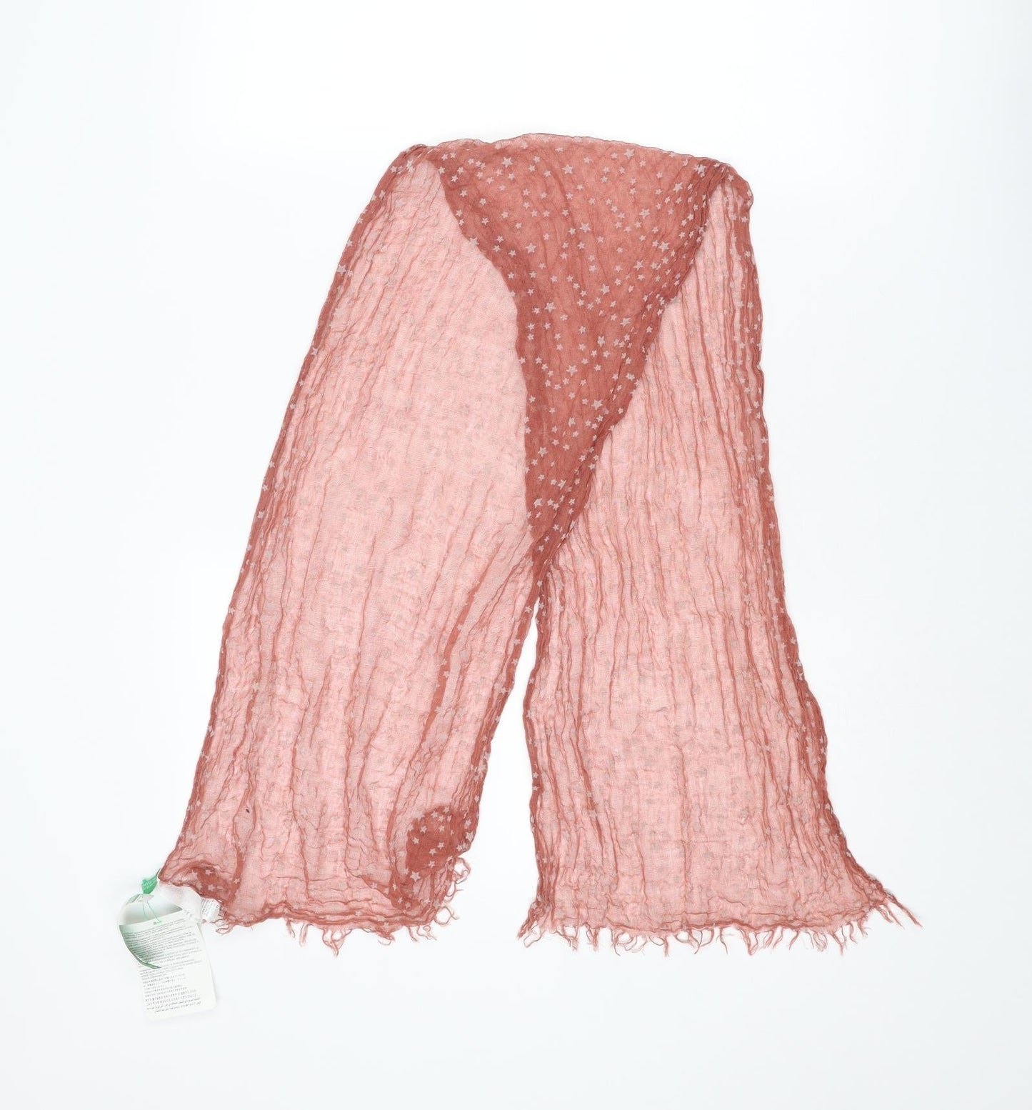 United Colors of Benetton Womens Brown Geometric Viscose Scarf