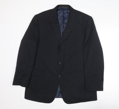 Mens UK Size 44 Marks and Spencer Regular Blue Suit Jacket