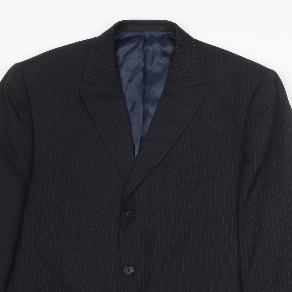 Mens UK Size 44 Marks and Spencer Regular Blue Suit Jacket