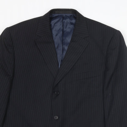 Mens UK Size 44 Marks and Spencer Regular Blue Suit Jacket