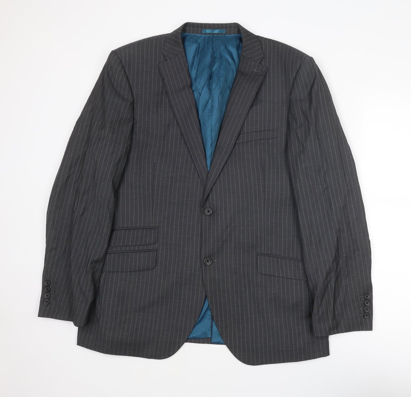 Mens UK Size 44 NEXT Regular Grey Suit Jacket