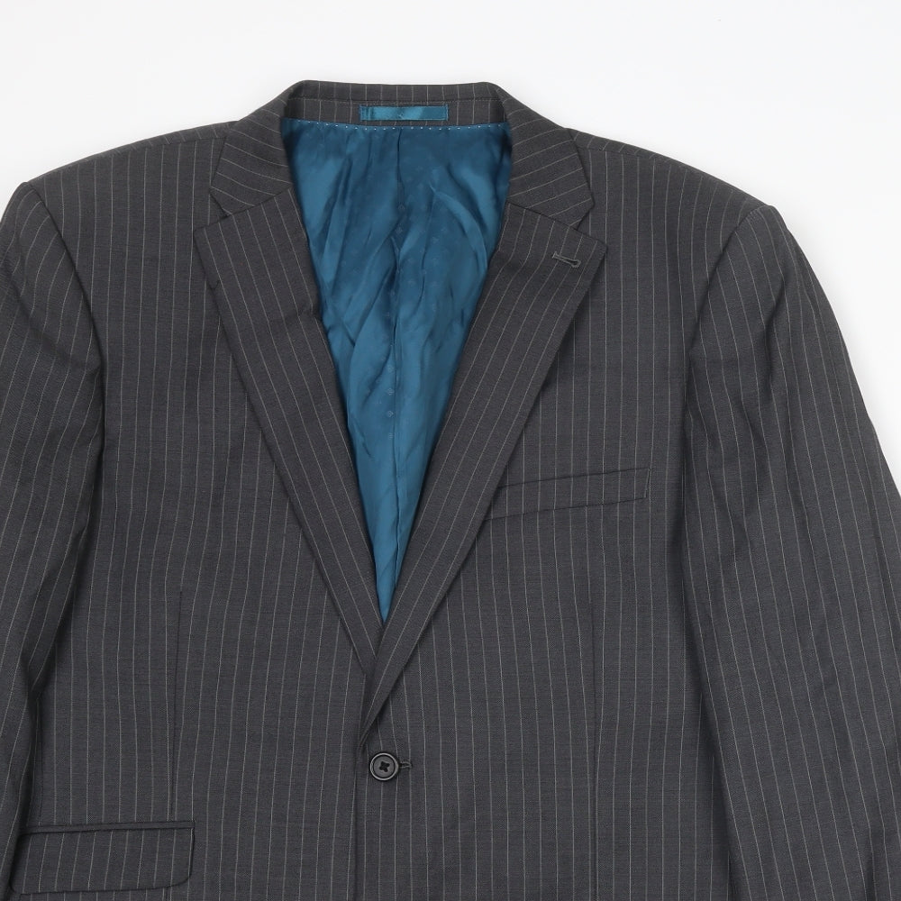 Mens UK Size 44 NEXT Regular Grey Suit Jacket