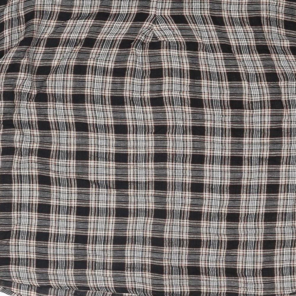 Womens UK Size 12 NEXT Brown Basic Button-Up