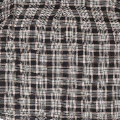Womens UK Size 12 NEXT Brown Basic Button-Up