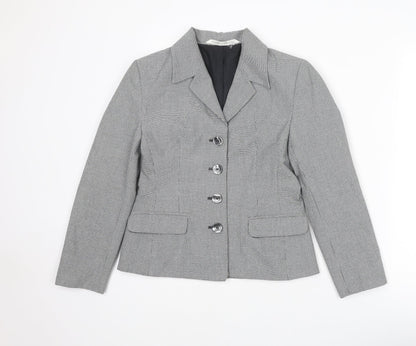 Womens UK Size 10 Marks and Spencer Regular Grey Blazer