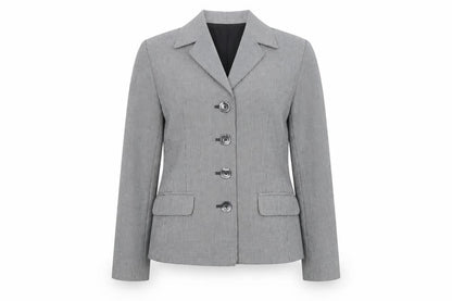 Womens UK Size 10 Marks and Spencer Regular Grey Blazer