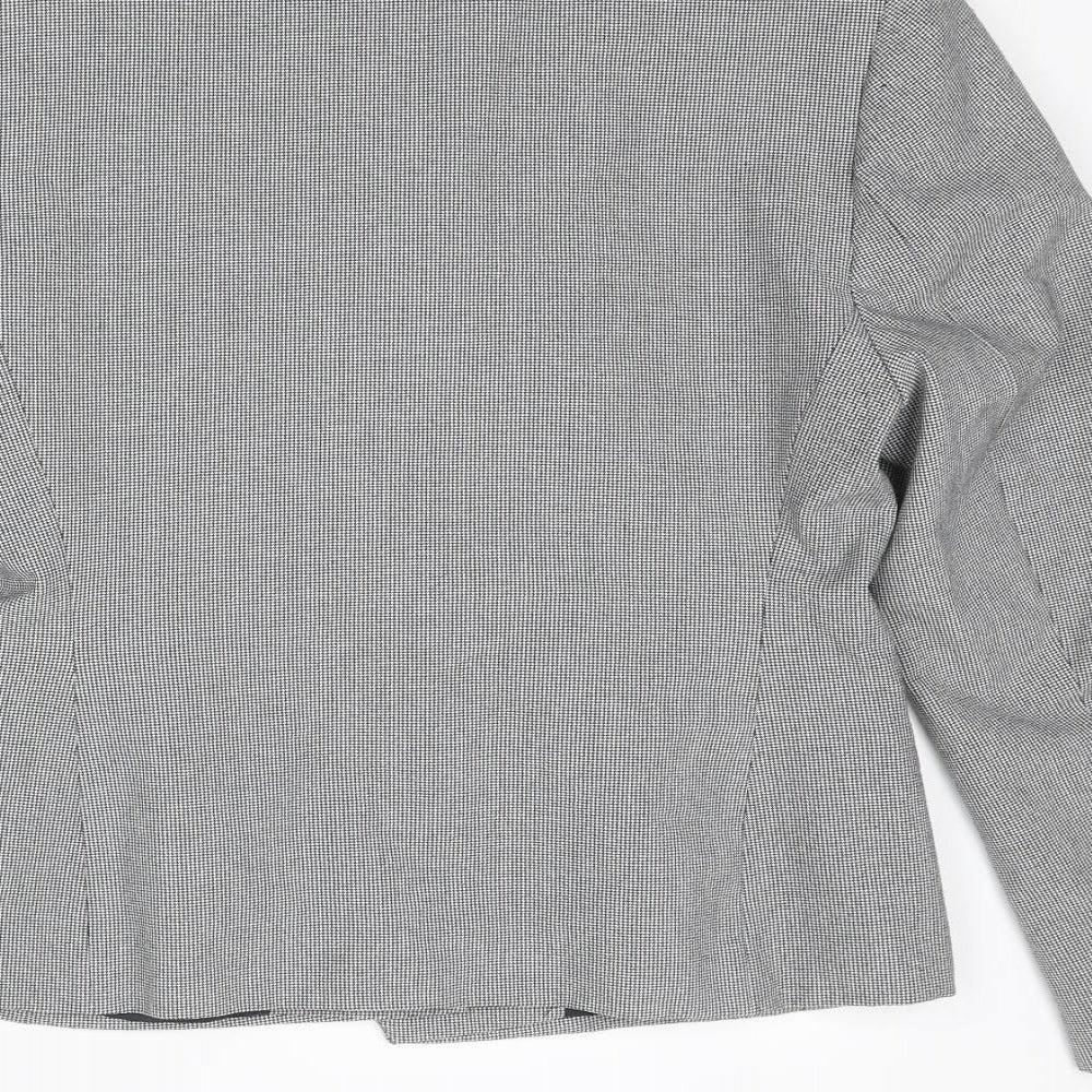 Womens UK Size 10 Marks and Spencer Regular Grey Blazer
