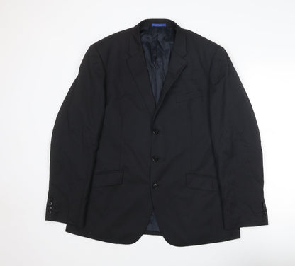 Mens UK Size 44 NEXT Regular Black Suit Jacket