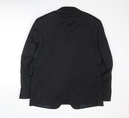 Mens UK Size 44 NEXT Regular Black Suit Jacket