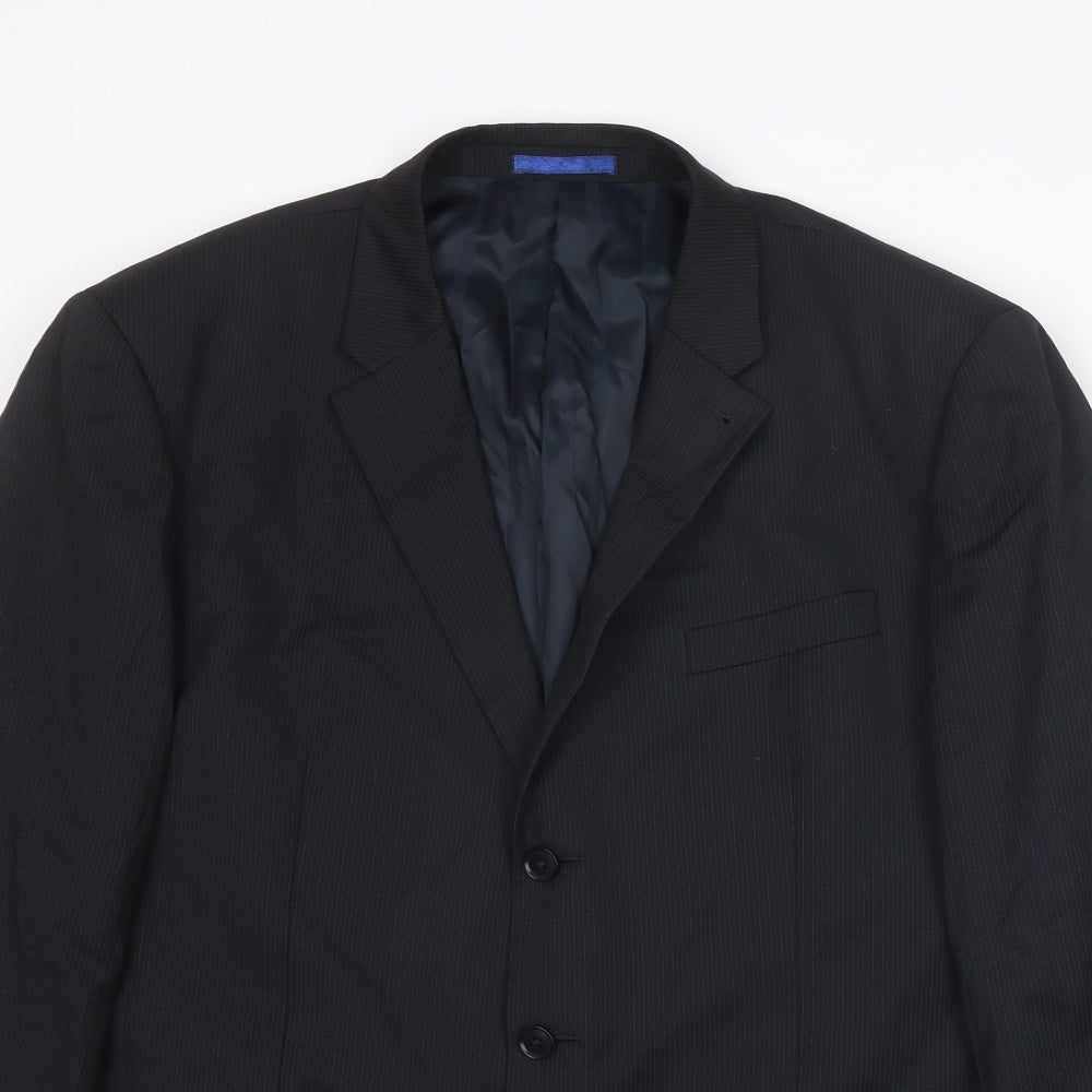 Mens UK Size 44 NEXT Regular Black Suit Jacket