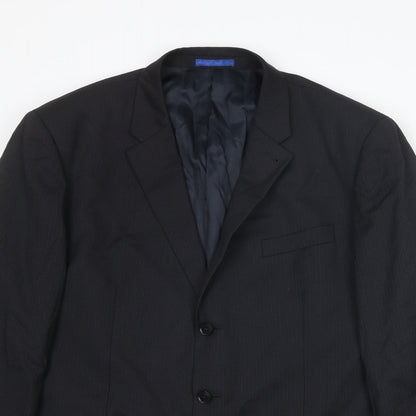 Mens UK Size 44 NEXT Regular Black Suit Jacket
