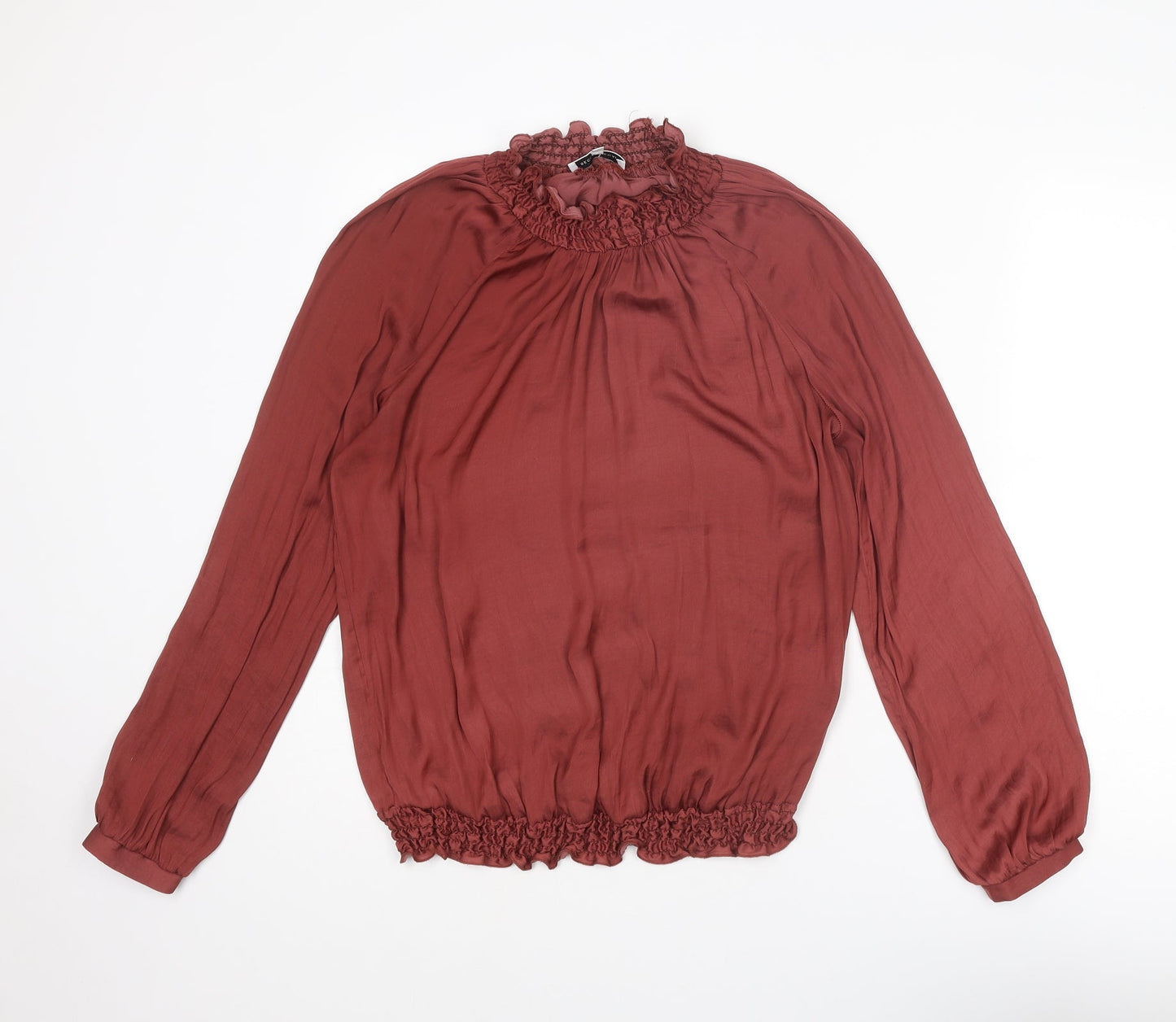 Womens UK Size XS Second Female Red Basic Blouse