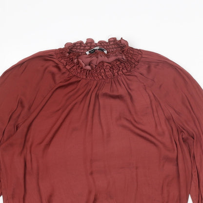 Womens UK Size XS Second Female Red Basic Blouse