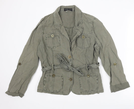 Womens UK Size 14 Dorothy Perkins Green Jacket