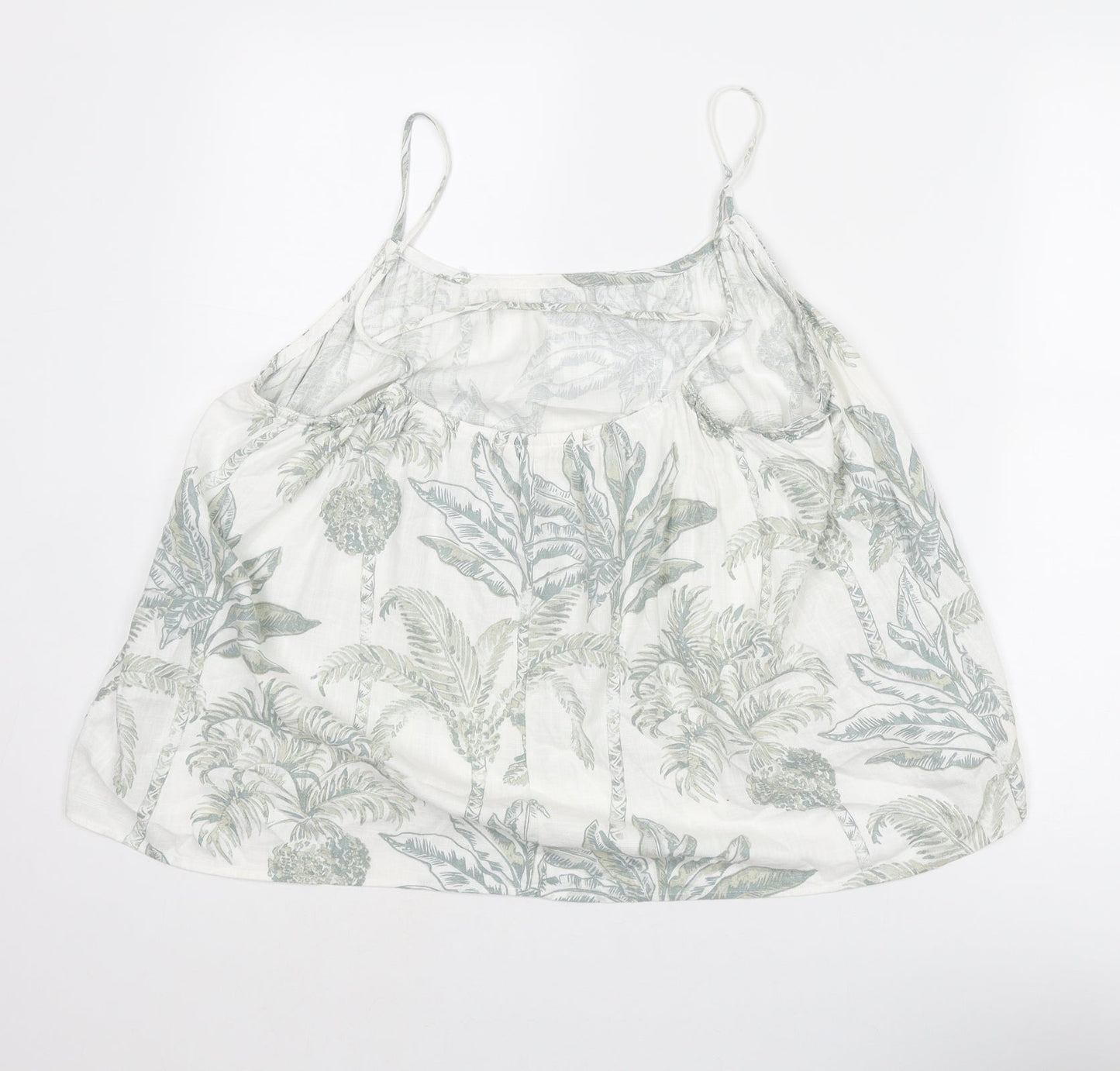 Womens UK Size M H&M White Basic Tank