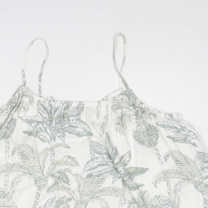 Womens UK Size M H&M White Basic Tank