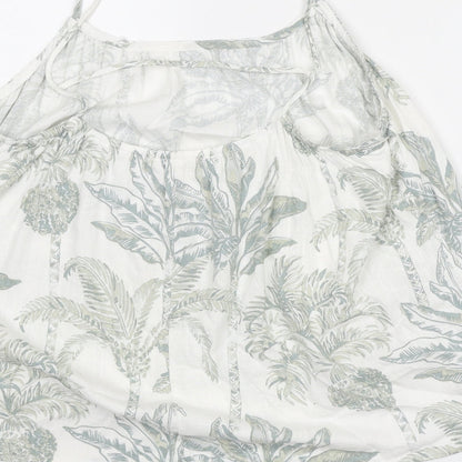 Womens UK Size M H&M White Basic Tank