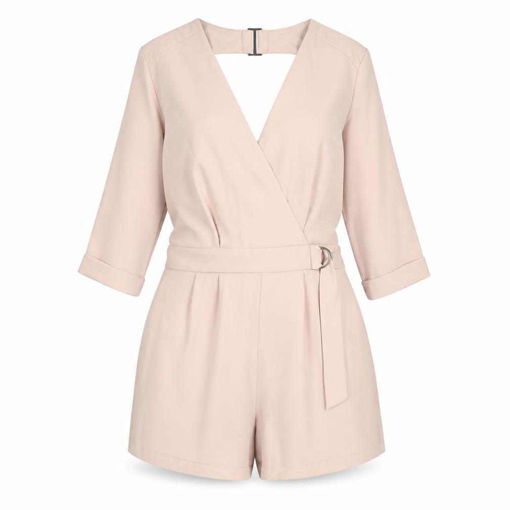 Womens UK Size 6 Topshop One-Piece Pink Playsuit